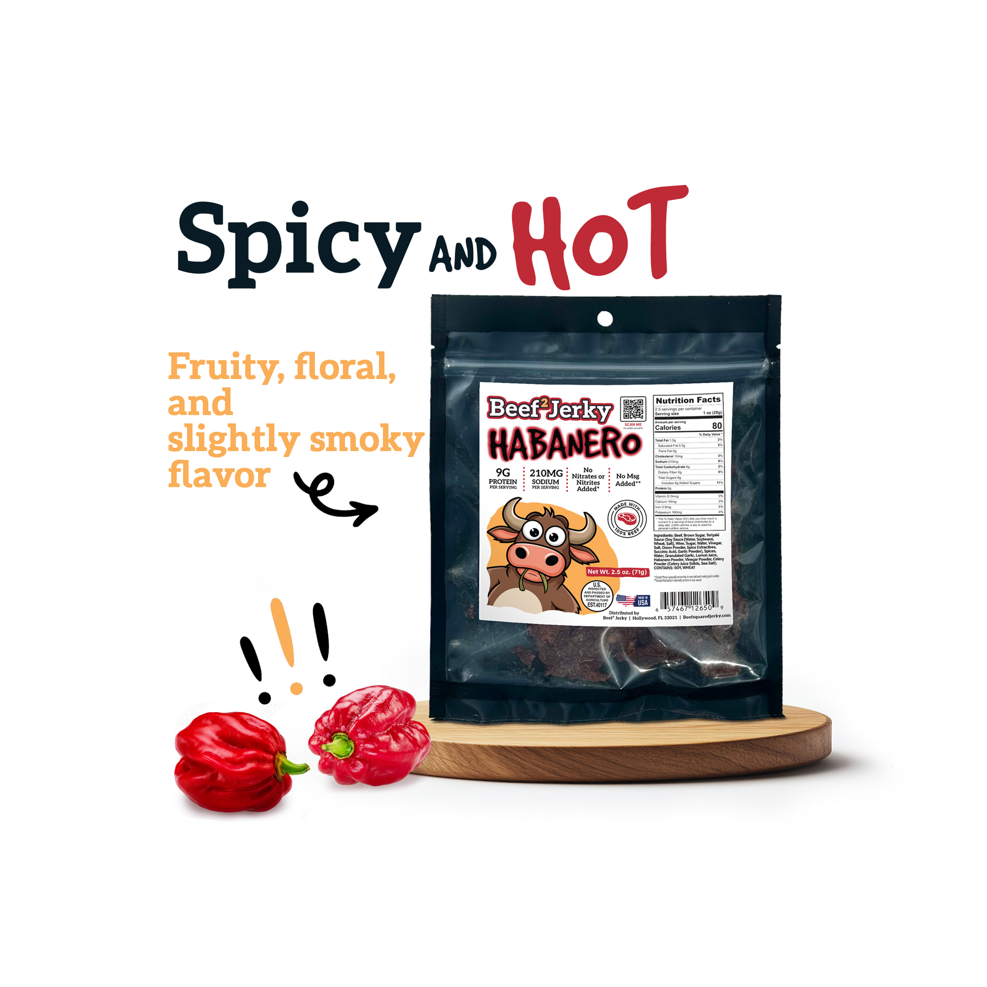 Beef² Jerky Habanero