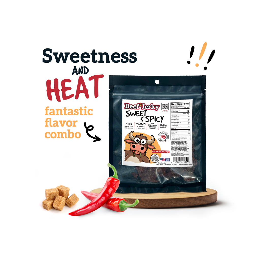 Beef² Jerky Sweet & Spicy